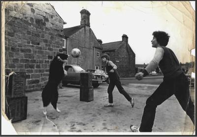 John Shuffe, Greg Nelson and Smock (Photograph by Jack Hickes 33 North Lingwell Rd. Leeds 10 Tel: 72600 & 24072) John Shuffe, Greg Nelson and Smock (Photograph by Jack Hickes 33 North Lingwell Rd. Leeds 10 Tel: 72600 & 24072)