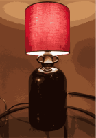 Desk Lamp from Upcycled Demi-John