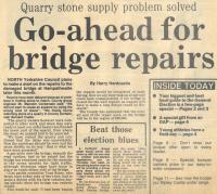 1983.06.03 - Go-ahead for bridge repairs, PB & NH, Page 1 - click for full size image
