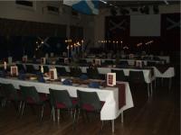 Burns Supper in Main Hall - click for full size image Burns Supper in Main Hall - click for full size image
