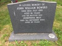 John William Bowers Plot 628 - click for full size image