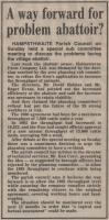 1986.02.21 - A way forward for problem abattoir, PB & NH, Page1 - click for full size image 1986.02.21 - A way forward for problem abattoir, PB & NH, Page1 - click for full size image