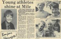 1987.07.03 - Young athletes shine at Mile, PB & NH, Page 3 - click for full size image