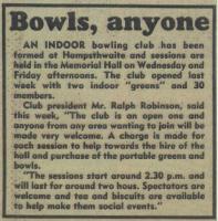 1983.03.18 - Bowls, anyone, PB & NH, Page 1 - click for full size image 1983.03.18 - Bowls, anyone, PB & NH, Page 1 - click for full size image