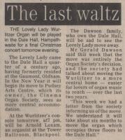 1988.12.02 - The last waltz, PB & NH, Page 1 - click for full size image 1988.12.02 - The last waltz, PB & NH, Page 1 - click for full size image