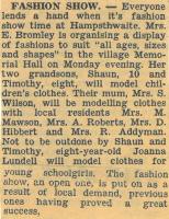 1973 - Fashion Show - click for full size image 1973 - Fashion Show - click for full size image