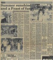 1985.07.26 - Summer sunshine and a Feast of fun, PB & NH, Page 3 - click for full size image