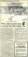 1984.02.08 - Why the Lamb Inn was given the chop, YP (2000) - click for full size image 1984.02.08 - Why the Lamb Inn was given the chop, YP (2000) - click for full size image