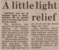 1983.10.14 - A little light relief, PB & NH, Page 1 - click for full size image 1983.10.14 - A little light relief, PB & NH, Page 1 - click for full size image
