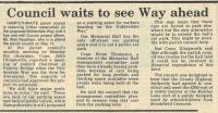 1985.03.15 - Council waits to see Way ahead, PB & NH, Page 1 - click for full size image