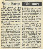 1988.01.15 - Nellie Baren Obituary, PB & NH, Page 3 - click for full size image 1988.01.15 - Nellie Baren Obituary, PB & NH, Page 3 - click for full size image