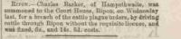 1866.04.21 - Ripon, Breach of the cattle plaque order - Charles Barker, YG, Page 9 - click for full size image 1866.04.21 - Ripon, Breach of the cattle plaque order - Charles Barker, YG, Page 9 - click for full size image