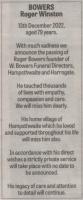 2022.12.22 - Roger Bowers Obituary, NH, Page 34 - click for full size image