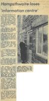 1979-1980.03.02 Hampsthwaite loses information centre - click for full size image 1979-1980.03.02 Hampsthwaite loses information centre - click for full size image