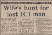 1983.12.08 - Wife's hunt for lost ICI man, DM, Page 9 - click for full size image 1983.12.08 - Wife's hunt for lost ICI man, DM, Page 9 - click for full size image