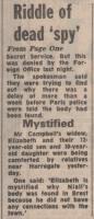 1983.12.11 - Riddle of dead 'spy', The Mail on Sunday, Page 2 - click for full size image