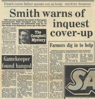 1984.01.06 - Smith warns of inquest cover-up, PB & NH, Page 5 - click for full size image 1984.01.06 - Smith warns of inquest cover-up, PB & NH, Page 5 - click for full size image