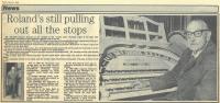 1985.05.31 - Roland's still pulling out all the stops, PB & NH, Page 3 - click for full size image 1985.05.31 - Roland's still pulling out all the stops, PB & NH, Page 3 - click for full size image