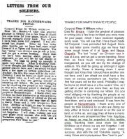 1915.12.22 - Letters from our soldiers - Thanks for Hampsthwaite people, HH, Page 4 (with transcript) - click for full size image 1915.12.22 - Letters from our soldiers - Thanks for Hampsthwaite people, HH, Page 4 (with transcript) - click for full size image