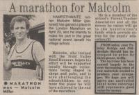 1989.04.07 - A marathon for Malcom, PB & NH, Page 1 - click for full size image