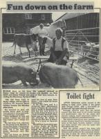 1991.08.23 - Fun down on the farm, PB & NH, Page 1 - click for full size image 1991.08.23 - Fun down on the farm, PB & NH, Page 1 - click for full size image