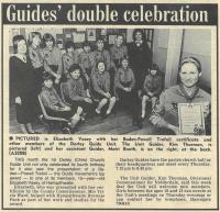 1989.01.27 - Guides double celebration, PB & NH, Page 1 - click for full size image 1989.01.27 - Guides double celebration, PB & NH, Page 1 - click for full size image