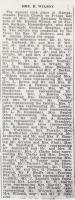 1964 - Ethel Georgina Wilson Obituary - click for full size image 1964 - Ethel Georgina Wilson Obituary - click for full size image