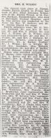 1964 - Ethel Georgina Wilson Obituary - click for full size image