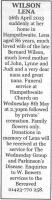 2013.03.02 - Lena Wilson Obituary, HA, Page 32 - click for full size image 2013.03.02 - Lena Wilson Obituary, HA, Page 32 - click for full size image
