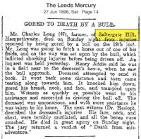 The Leeds Mercury 27th June 1896 - click for full size image The Leeds Mercury 27th June 1896 - click for full size image