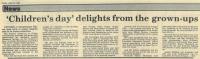 1986.04.18 - 'Children's day' delights from the grown-ups, PB & NH, Page 3 - click for full size image 1986.04.18 - 'Children's day' delights from the grown-ups, PB & NH, Page 3 - click for full size image