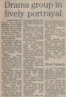 1986.11.15 - Drama group in lively portrayal, PB & NH, Page 3 - click for full size image 1986.11.15 - Drama group in lively portrayal, PB & NH, Page 3 - click for full size image