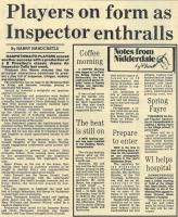 1988.03.18 - Players on form as Inspector enthralls, PB & NH, Page 3 - click for full size image 1988.03.18 - Players on form as Inspector enthralls, PB & NH, Page 3 - click for full size image