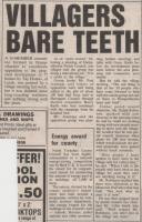 1983.11.23 - Villagers bare teeth, Observer, Page 9 - click for full size image