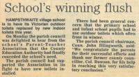 1985.05.17 - School's winning flush, PB & NH, Page 1 - click for full size image