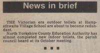 1985.10.25 - Outdoor toilets, PB & NH, Page 1 - click for full size image