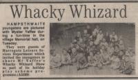 1989.09.18 - Whacky Whizard, PB & NH, Page 1 - click for full size image 1989.09.18 - Whacky Whizard, PB & NH, Page 1 - click for full size image