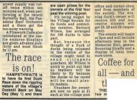 1989.04.14 - The race is on, PB & NH, Page 3 - click for full size image 1989.04.14 - The race is on, PB & NH, Page 3 - click for full size image