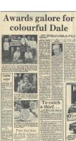 1990.08.17 - Awards galore for colourful Dale, PB & NH, Page 1 - click for full size image 1990.08.17 - Awards galore for colourful Dale, PB & NH, Page 1 - click for full size image