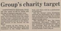1987.07.03 - Group's charity target, PB & NH, Page 1 - click for full size image