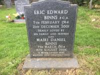 Eric Edward BINNS Plot 457 - click for full size image Eric Edward BINNS Plot 457 - click for full size image