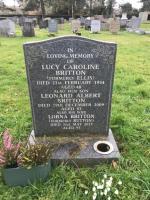 Leonard Albert BRITTON Plot 977 - click for full size image