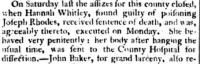 The Execution of Hannah Whitley The Execution of Hannah Whitley