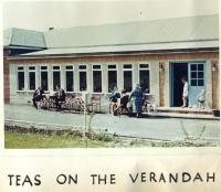 Outside the Sun Room in 1965 - click for full size image Outside the Sun Room in 1965 - click for full size image