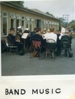 Entertained by the local silver band - click for full size image Entertained by the local silver band - click for full size image