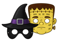 Halloween Masks Making Guide - click for full size image Halloween Masks Making Guide - click for full size image