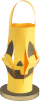 Halloween Cut and Fold Lantern - click for full size image Halloween Cut and Fold Lantern - click for full size image