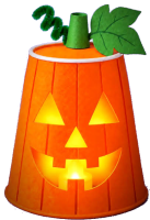Halloween Paper Cup Lantern - click for full size image Halloween Paper Cup Lantern - click for full size image