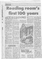 Village Room press cutting-dated 24th Augist 1990 - click for full size image