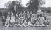 Hampsthwaite School 1950's : with Miss Allen (Headteacher) and Miss Slater (Juniors Teacher) - click for full size image